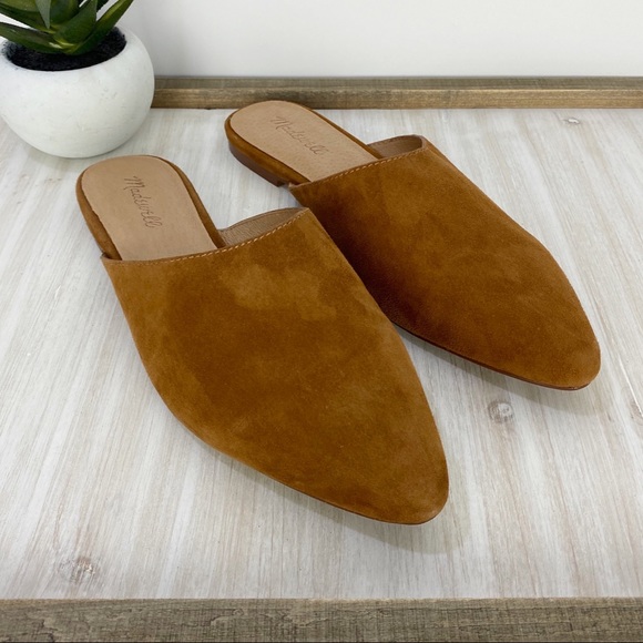 ✖️SOLD✖️•MADEWELL• English Saddle Remi Suede Mule - Picture 2 of 14